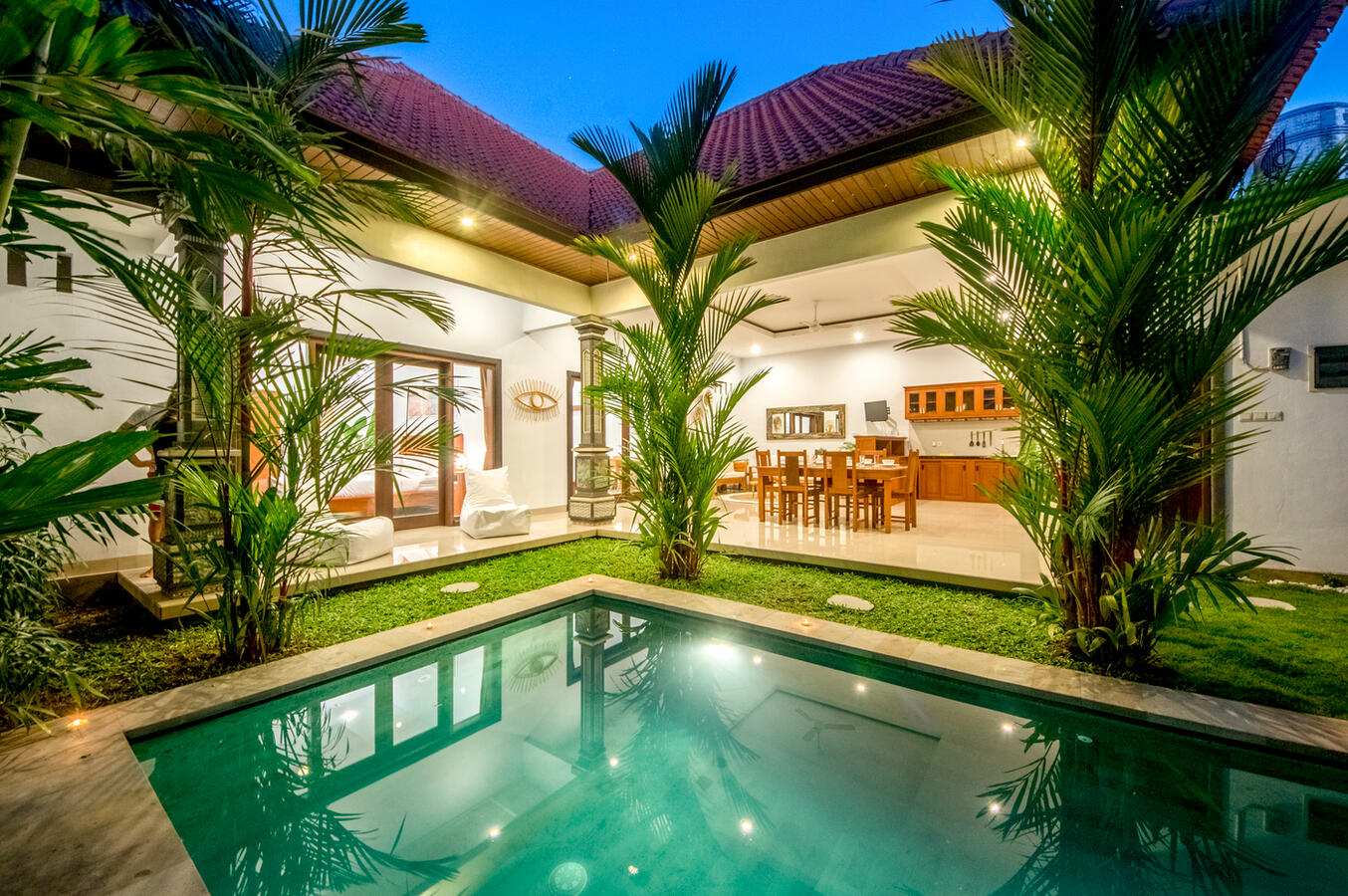 Swimming Pool at Night